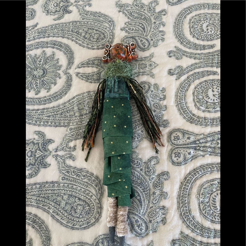 Handcrafted clay shamen